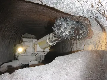 Streckenauffahrung in Nordhausen